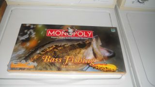 Monopoly Bass Fishing Edition Vintage 1998 And Factory.  Nib.