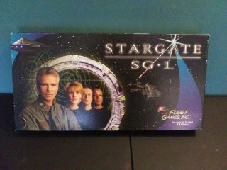 Stargate Sg - 1 A Strategy Board Game By Fleet Games Inc.  Complete
