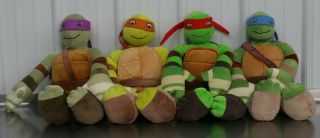 24 " Teenage Mutant Ninja Turtles Plush Stuffed Pillow Buddy Official Nickelodeon