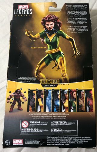 Marvel Legends Series X - Men Marvel ' s Phoenix w/ Juggernaut Build a Figure G1 2