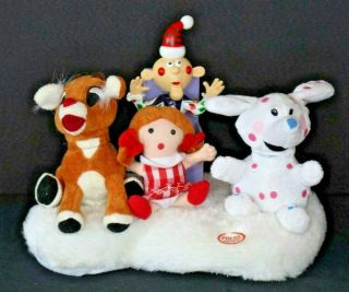 Gemmy Rudolph Red Nosed Reindeer Island Of Misfit Toys Animated Christmas Plush