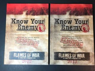 Flames Of War Know Your Enemy - Early And Late War 1939 - 1941 & 1944 - 1945