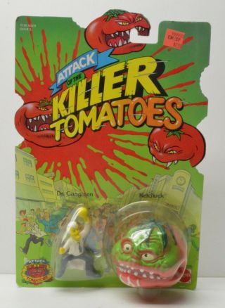 Attack Of The Killer Tomatoes Gangreen And Ketchuk Mattel 1991 Action Figure Nip