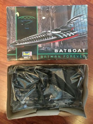 Revell Batman Forever Batboat Model Kit - 1995 & Unassembled