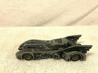 Vintage 1989 Ertl Batman Batmobile Die Cast Metal 1:64 Scale L2