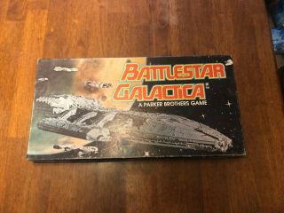1978 Parker Brothers Battlestar Galactica Board Game Vintage Scifi Toy