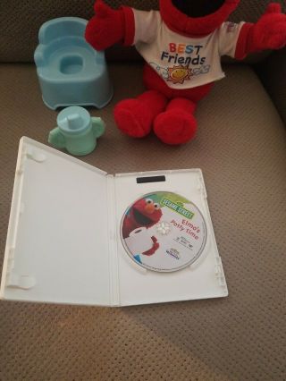 Fisher - Price Sesame Street Potty Time Elmo Talking Toy,  Cup,  Potty and DVD 2