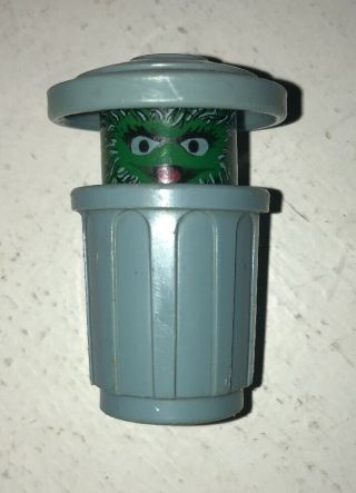 Vintage Fisher Price Little People Oscar The Grouch 1973 Muppets Sesame Street