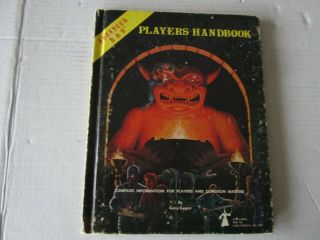 Advanced Dungeons And Dragons Players Handbook 1980 Sixth Edition Gygax.  Good