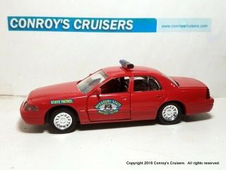 Road Champs 1/43rd Scale Missouri State Highway Patrol Diecast Car - Loose Red