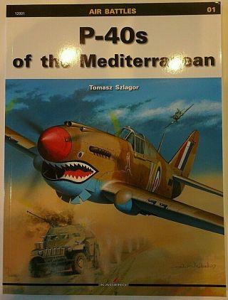 Kagero Air Battles: Curtiss P - 40s Of The Mediterranean - Vol.  01 W/ Canopy Masks