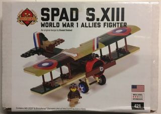 Brickmania Custom Lego Spad S.  Xiii World War 1 Allies Fighter