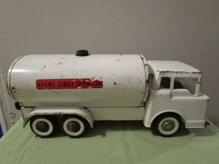 Rare Vintage Ford Metal Ny - Lint Street Sprinkler Tanker Truck 3700 White