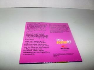 Disney Scene It? 1ST Edition DVD Game Replacement DVD Disc Game Part 2