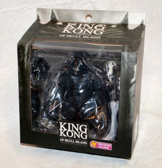 Mezco King Kong Of Skull Island Px King Kong 7 " Action Figure B&w