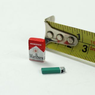 TD53 - 04 1/6th Scale Action Figure - Cigarettes,  lighter set C 2