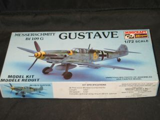 Minicraft Hasagawa Messerschmitt Bf109g Gustave 1:72 Open Box Factory Bagged