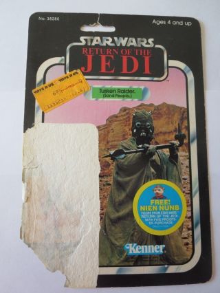 Sand Person/tusken Raider Rotj 48 Back Vintage Cardback Full Card Star Wars