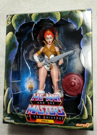 Masters Of The Universe Filmation Teela With Slip Cover And Mailer Super7