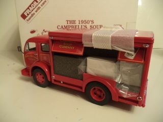 DANBURY CAMPBELL ' S SOUP DELIVERY TRUCK 1950 ' S UNDISPLAYED. 3