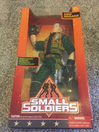 Vintage 1998 Kenner Small Soldiers Chip Hazard 12 Inch Action Figure