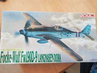 Dml Models 1/48 Scale Focke Wulf Fw190d - 9 Langnasen - Dora