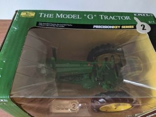 Ertl John Deere 1:16 scale Precision Key Series 2 Model ' G ' Tractor 15307 NIB 2