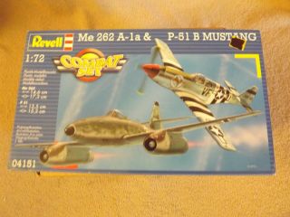 Revell 1:72 Wwii Combat Set Me - 262 And P - 51 Kit 4151