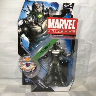 Ultron Marvel Universe On Card 3.  75” Avengers Masters Of Evil 3