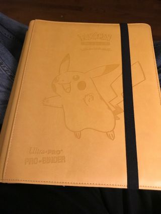 Pokemon Pikachu Binder Ultra Pro Pro Binder