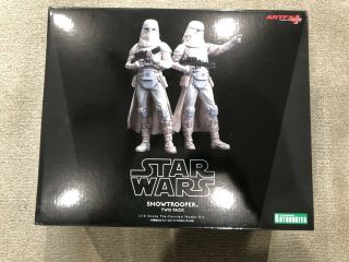 Artfx,  Snowtrooper Two Pack 2 Build Pack 1/10 Star Wars Open Box