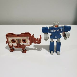 Transformers G1 Eject & Ramhorn Cassette Tapes Vintage Action Figure