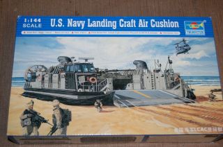 1/144 Trumpeter U.  S.  Navy Air Cushion Landing Craft In Open Box,  Built M - 1