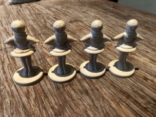 Pawns From Looking Glass Chess Set Alice In Wonderland Vintage - 1966 Alpsco