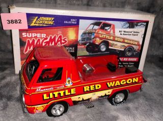 Jl Magma’s 1/24 Diecast 426 Hemi Dodge Little Red Wagon Wheelstander A100