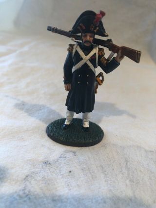 1/32 Scale Del Prado Napoleonic War Sergeant Old Guard Grenadier 1812 Die - Cast
