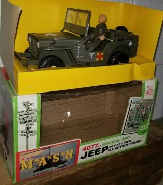 1982 Tristar M A S H Jeep 4077th Mash Hawkeye Action Figure Toy Mib Tv Show Us