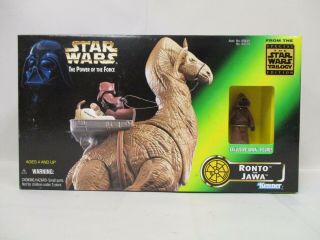1997 Hasbro Kenner Star Wars Power Of The Force Ronto And Jawa Misb