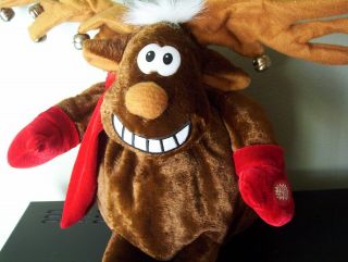 Dan Dee Animated Singing Grandma Got Run Over Reindeer Plush 12” Great 2