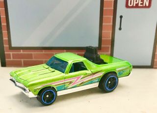 Opened Hot Wheels 1968 Chevrolet El Camino Hot Rod 1/64th Scale