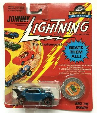 Johnny Lightning Challengers Limited Edition Vw Blue Bug Bomb Beetle G 05 617