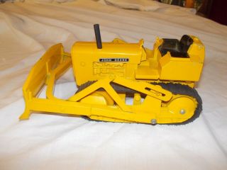 John Deere Jd 450 Blade Vintage Crawler Bulldozer Toy 1/16 W/ Muffler Goodtracks