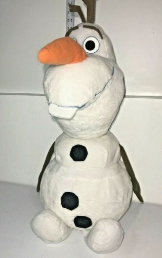 ⛄️disney Frozen Olaf Snowman Large Jumbo Plush Stuffed Doll 32 " Just Play ⛄️