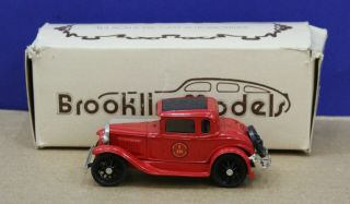Brooklin 5a 1:43 1930 Ford Model A Coupe Philadelphia Fire Chief 300 Issued Db