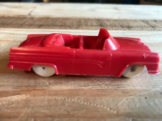 F & F Mold and Die Hard Plastic Coupe Convertible Red Cereal Premium 2
