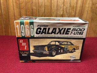 Amt 1966 Ford Galaxie 500 7 - Litre 6126 - 200 Box Only 1/25 Rare Htf
