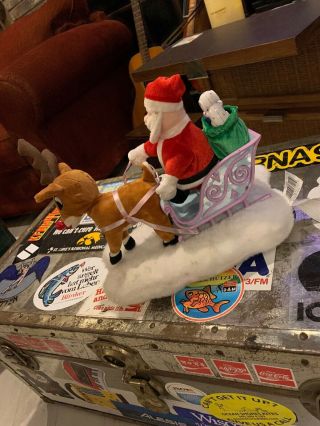 Retired Gemmy Rudolph Red Nosed Reindeer Santa Misfit Toys Plush Sound Motion 3