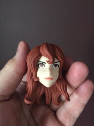 Custom Fujiko Mine Head Only For Your 12 " Figure Medicom Lupin The 3rd 1/6 Scale