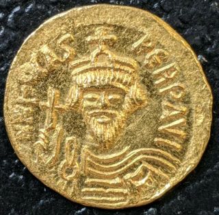 Byzantine Empire Phocas (602 - 610 Ad) Av Solidus Gold 4.  5 Grams