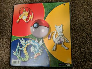 Vintage Pokemon Trading Cards Game Binder feat.  Snorlax,  Sandshrew,  Meowth &more 3